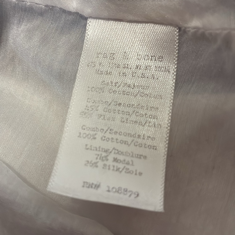 Vintage Rag & Bone linen blend shift dress w/ hidden buttons from Neiman’s . - Picture 9 of 13